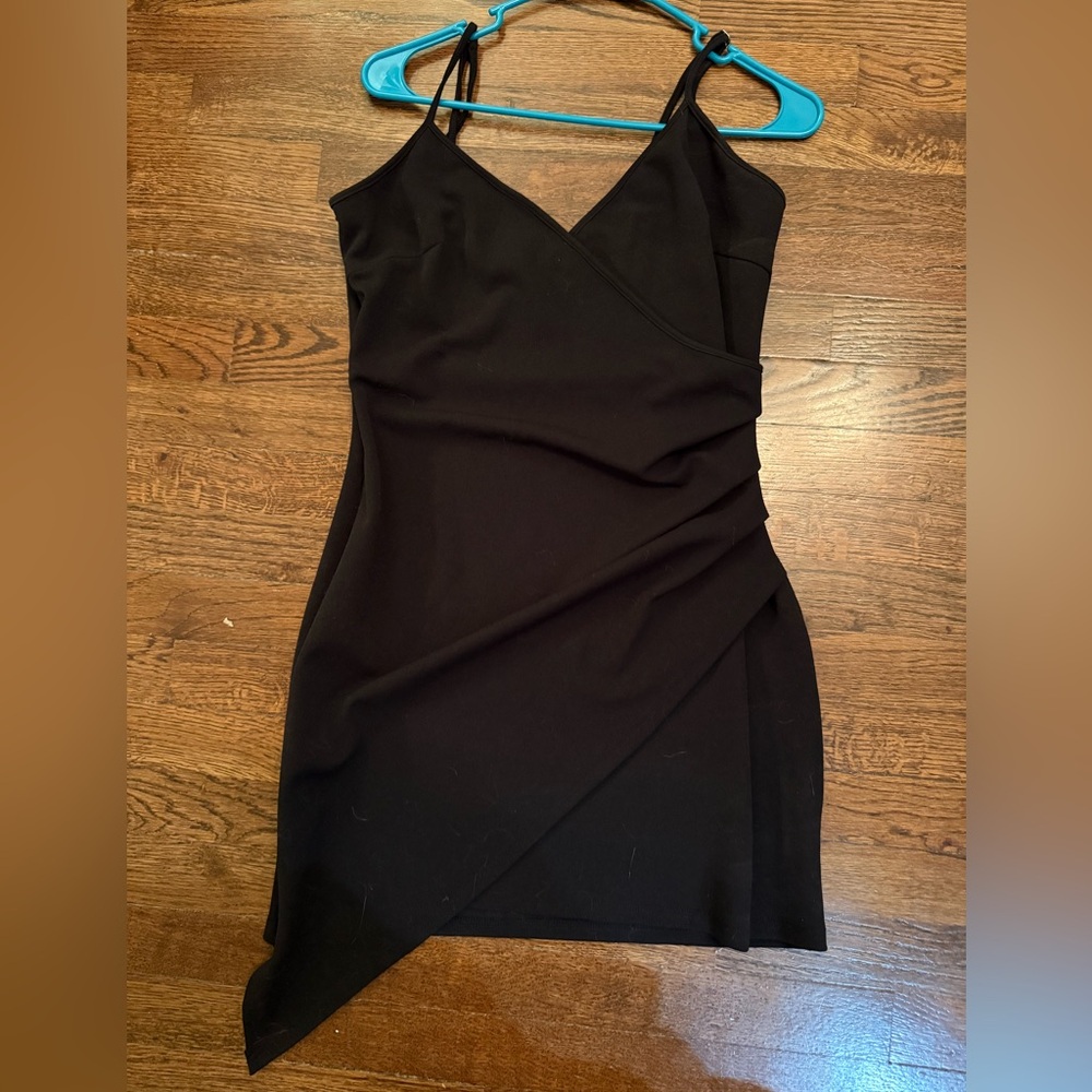 Cupshe Black Asymmetrical Dress